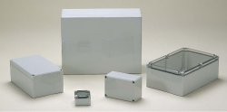 画像1: DPCP型防水・防塵ポリカボネートボックス Wサイズ＝150-230mm