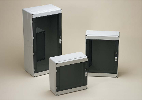 RPCP型防水・防塵モジュラーカバー付ポリカボネートボックス